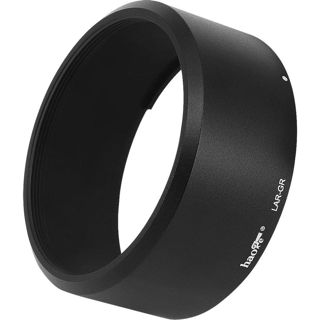 Anillo Adaptador Lente Haoge LAR-GR + Filtro UV 49mm para RICOH GR III