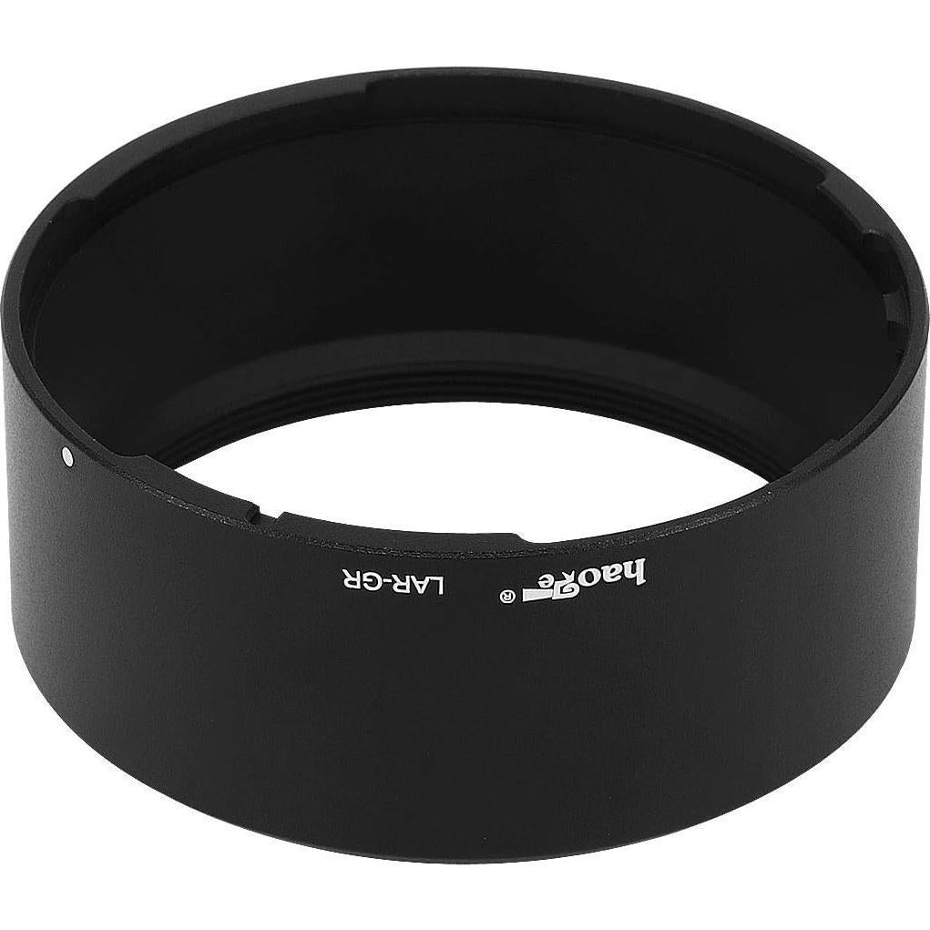 Anillo Adaptador Lente Haoge LAR-GR + Filtro UV 49mm para RICOH GR III