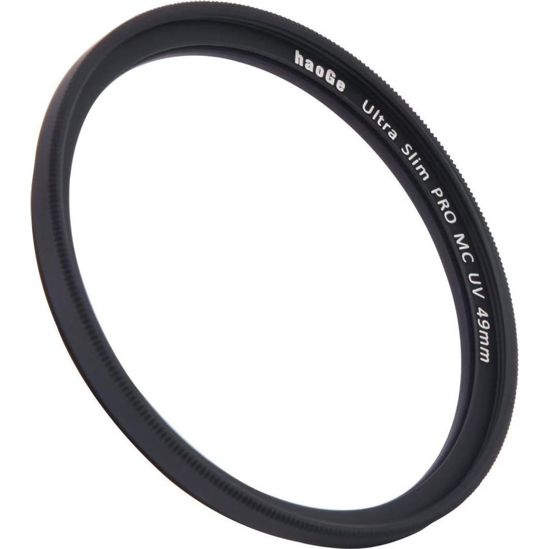 Anillo Adaptador Lente Haoge LAR-GR + Filtro UV 49mm para RICOH GR III