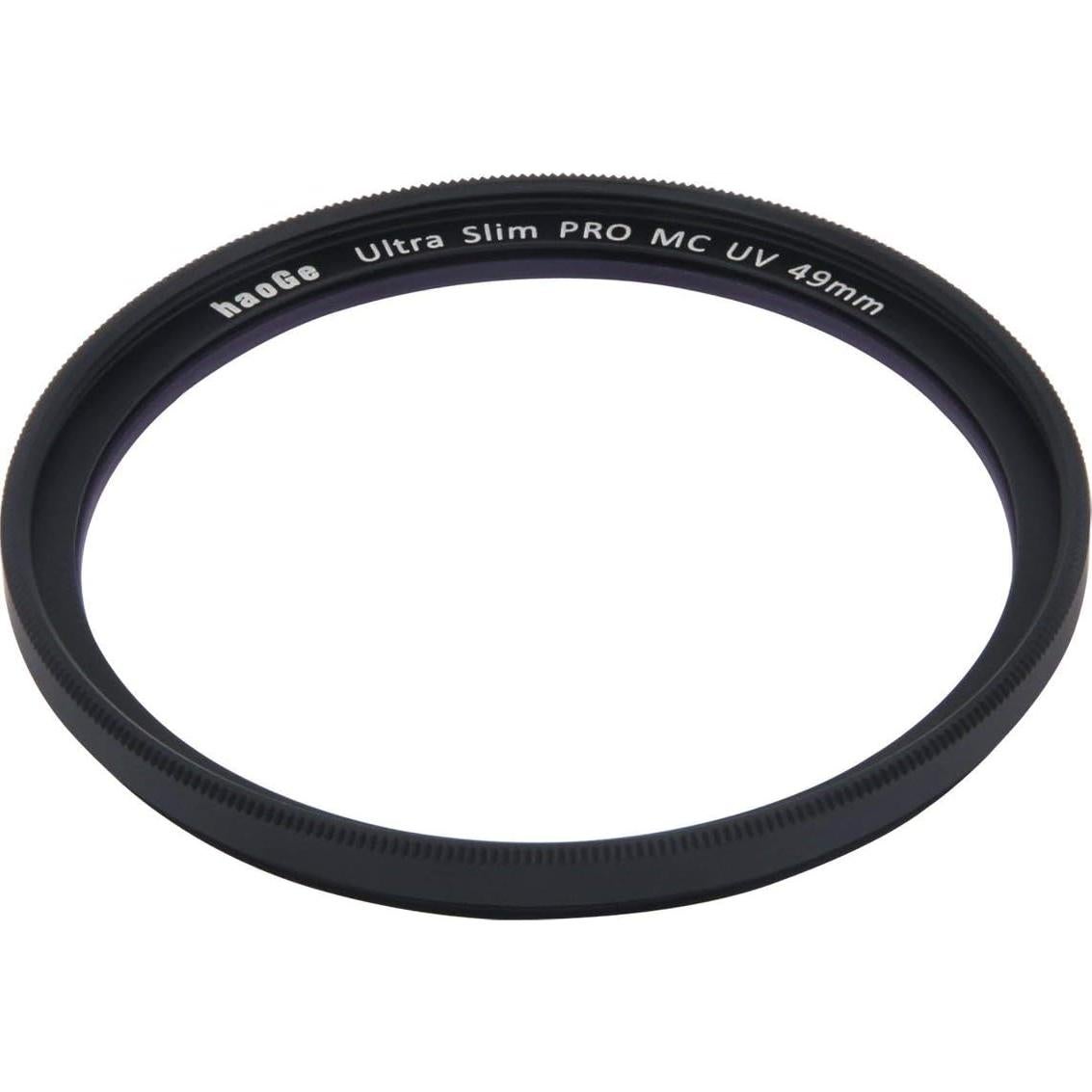 Anillo Adaptador Lente Haoge LAR-GR + Filtro UV 49mm para RICOH GR III