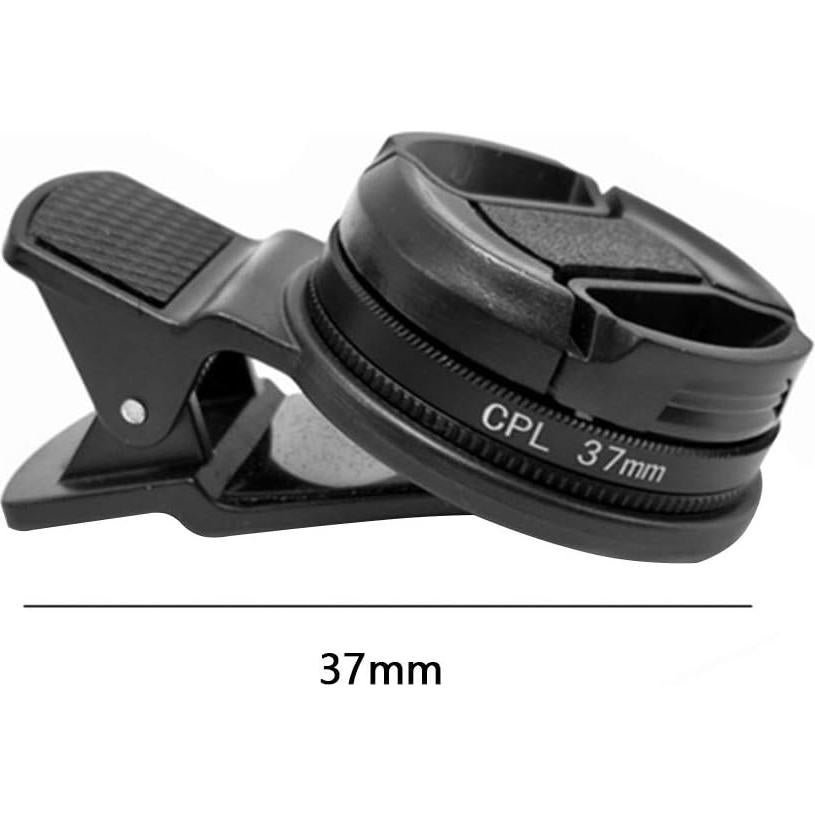 Lente CPL Polarizador Clip-On Faddare 37mm para Teléfonos