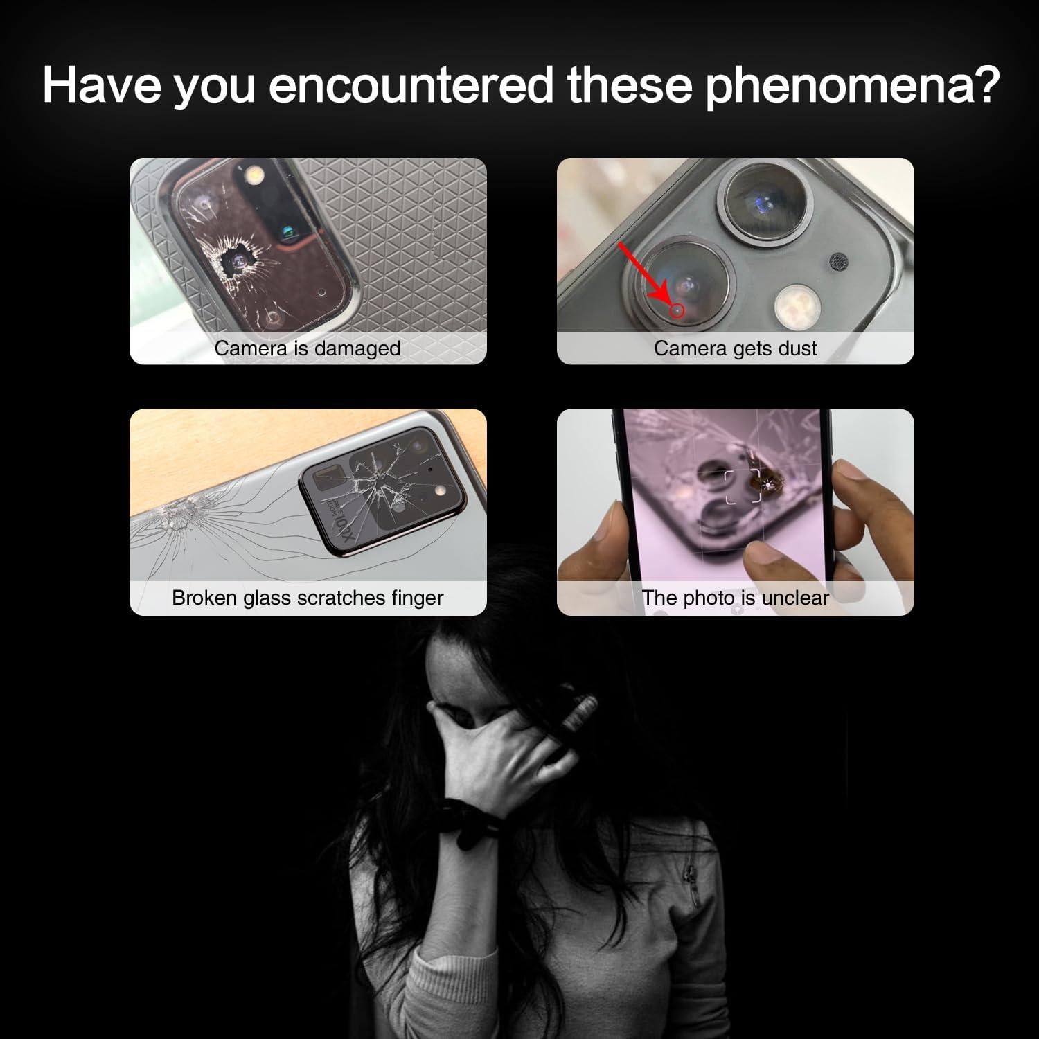 Reemplazo Cristal Lente Cámara Samsung Galaxy S24 Ultra 2PCS