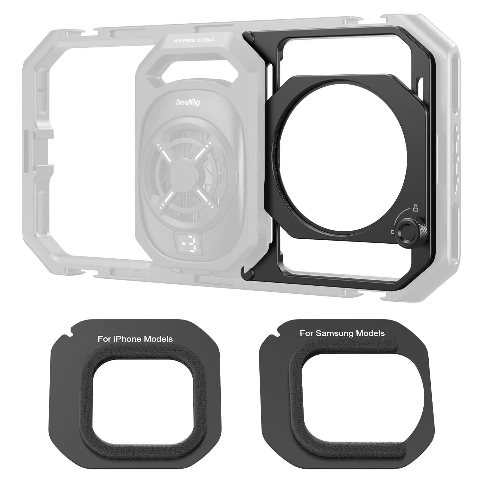 Adaptador de Filtro 67mm SMALLRIG con Capuchones para Smartphone