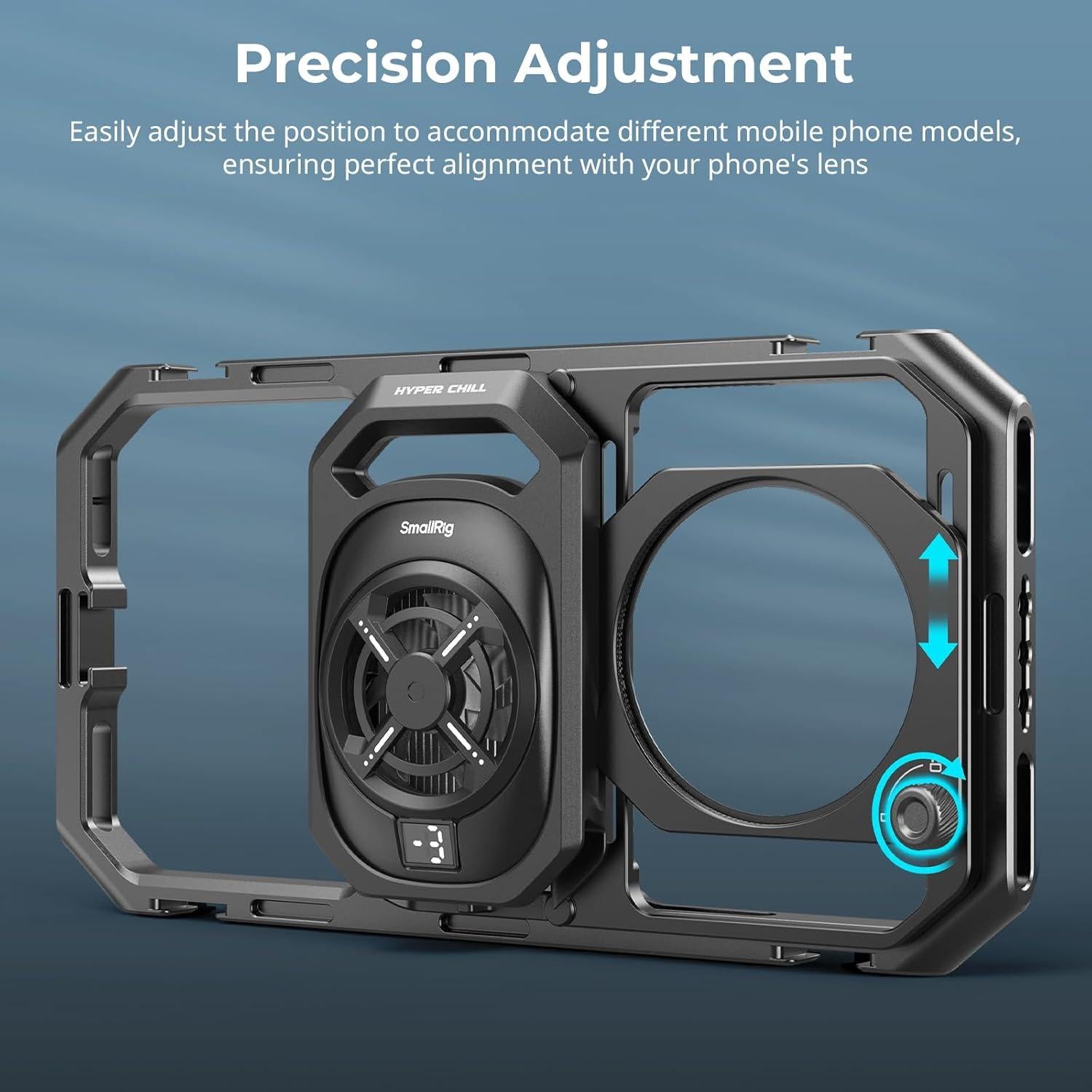 Adaptador de Filtro 67mm SMALLRIG con Capuchones para Smartphone