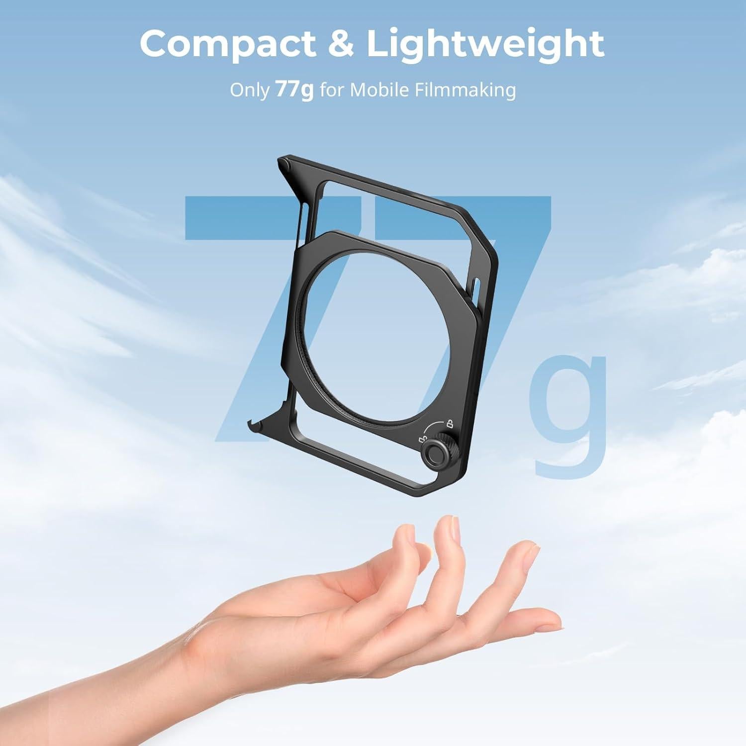 Adaptador de Filtro 67mm SMALLRIG con Capuchones para Smartphone