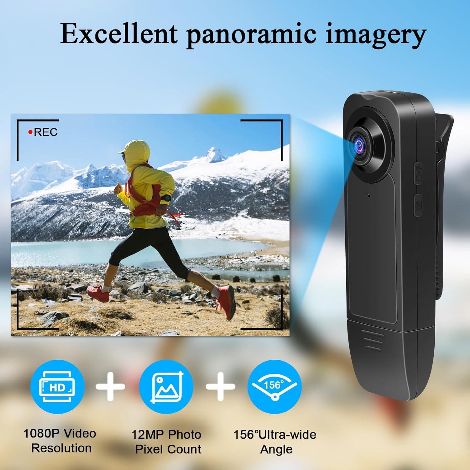 Cámara Corporal Mini UYIKOO 1080P FHD con Visión Nocturna