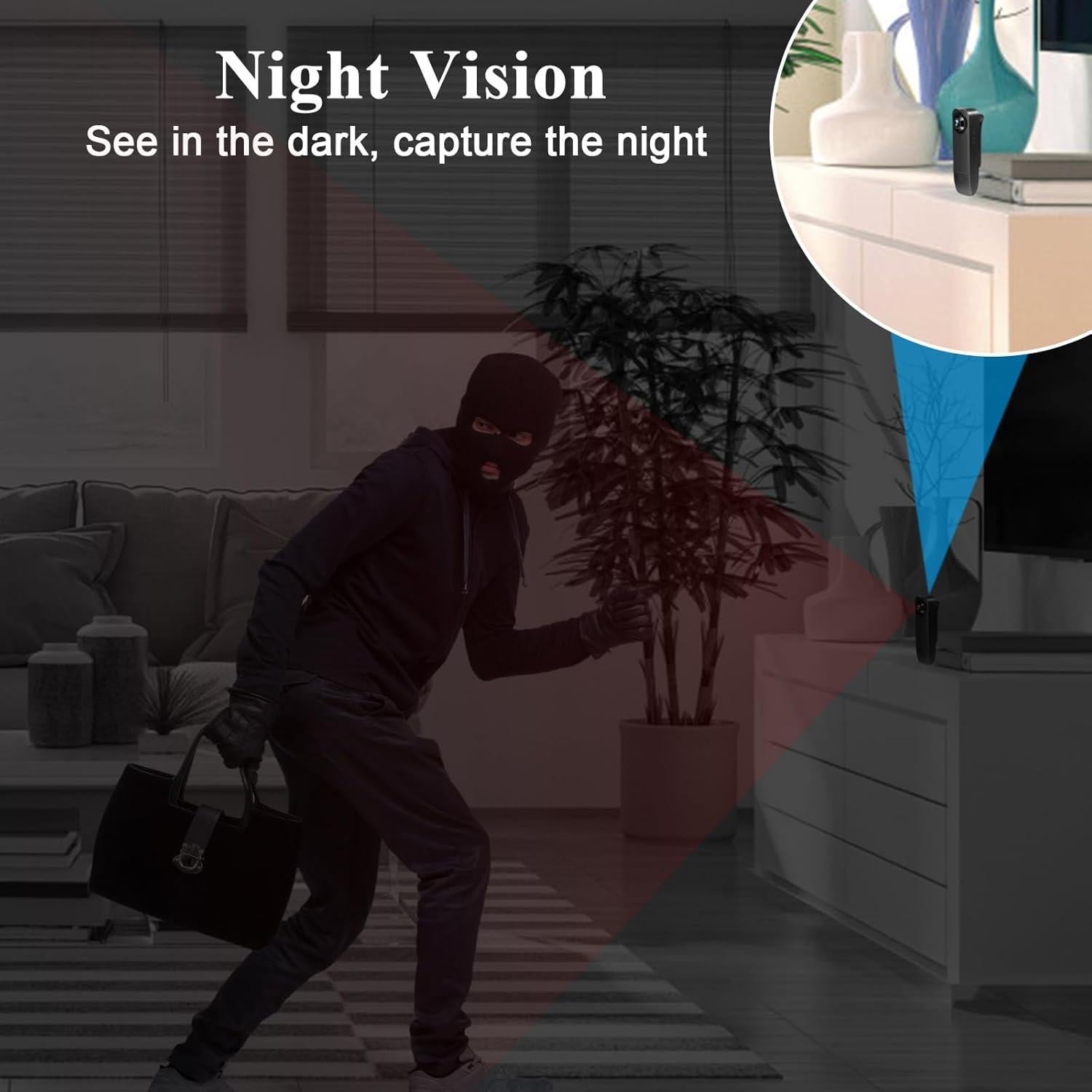 Cámara Corporal Mini UYIKOO 1080P FHD con Visión Nocturna