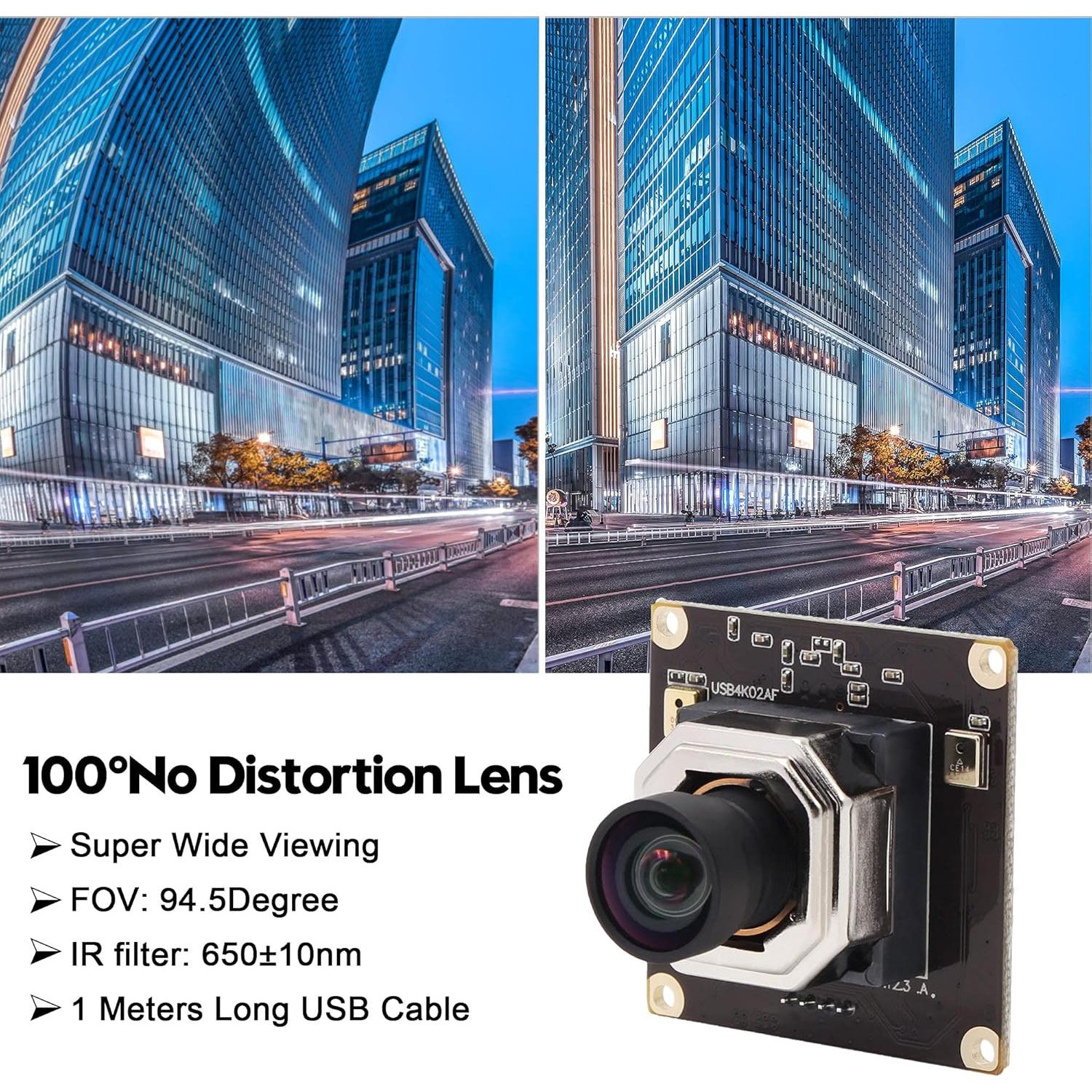 Cámara USB 4K SVPRO con Autofoco y Lente Gran Angular 100°