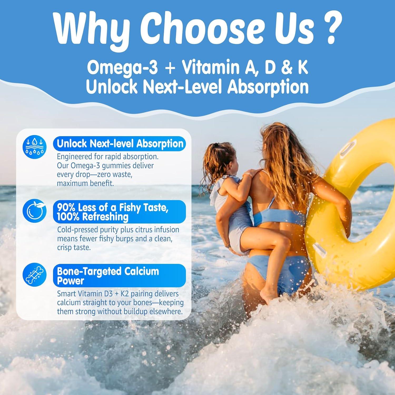 Gomitas de Aceite de Hígado de Bacalao LILICARE 1000mg 120 Unidades