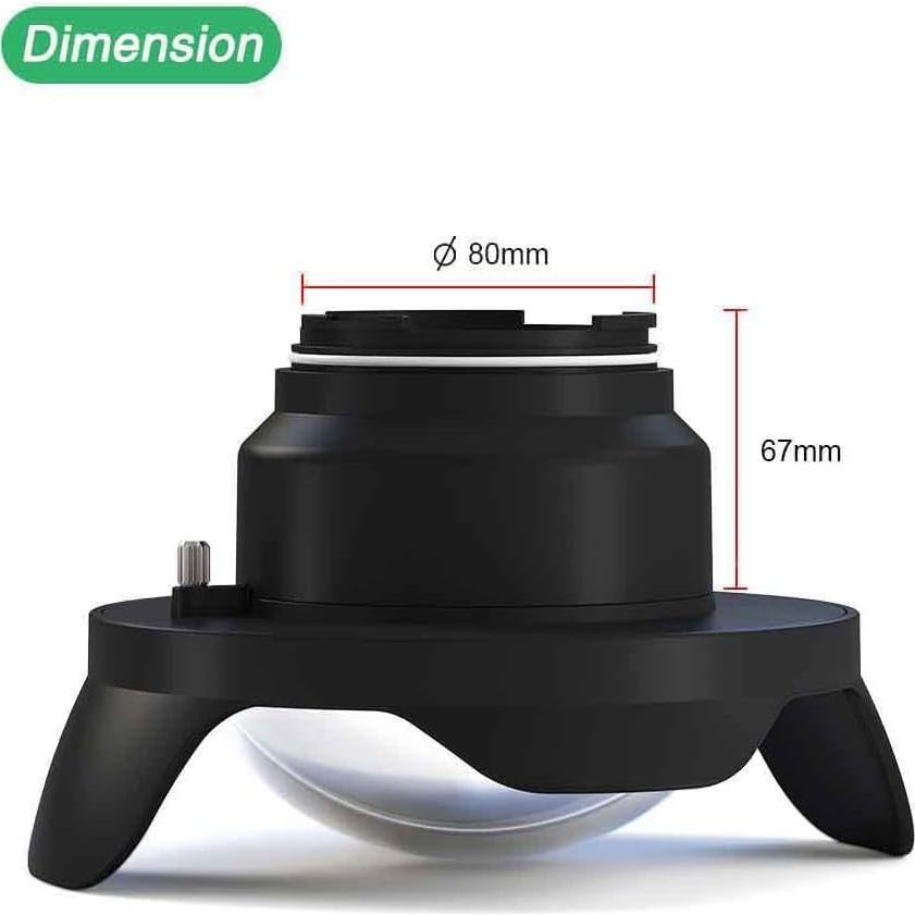 Puerto Dome Acrílico Óptico Seafrogs WA005-E 152mm Gran Angular