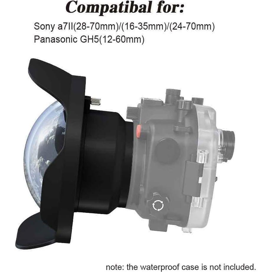 Puerto Dome Acrílico Óptico Seafrogs WA005-E 152mm Gran Angular