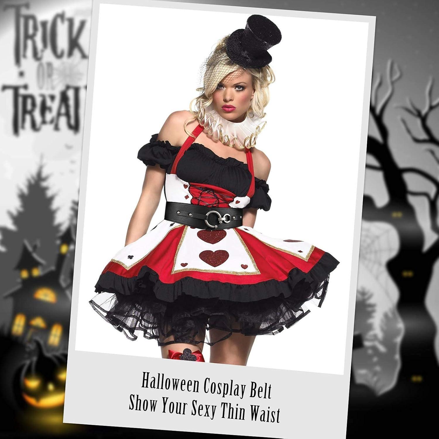 Cinturón Elástico Ancho JASGOOD para Mujeres Negro 73.5x12cm