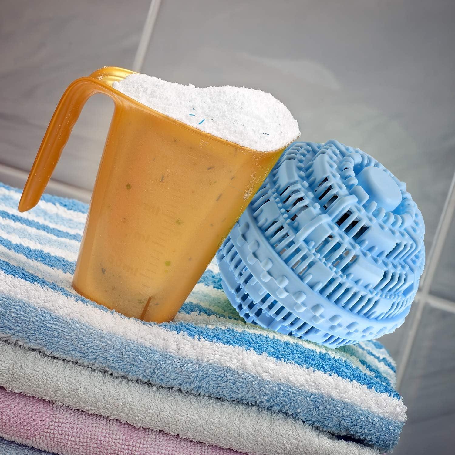 Bola de Lavado Boao 4 Piezas TPE 10.5 cm Azul y Blanco