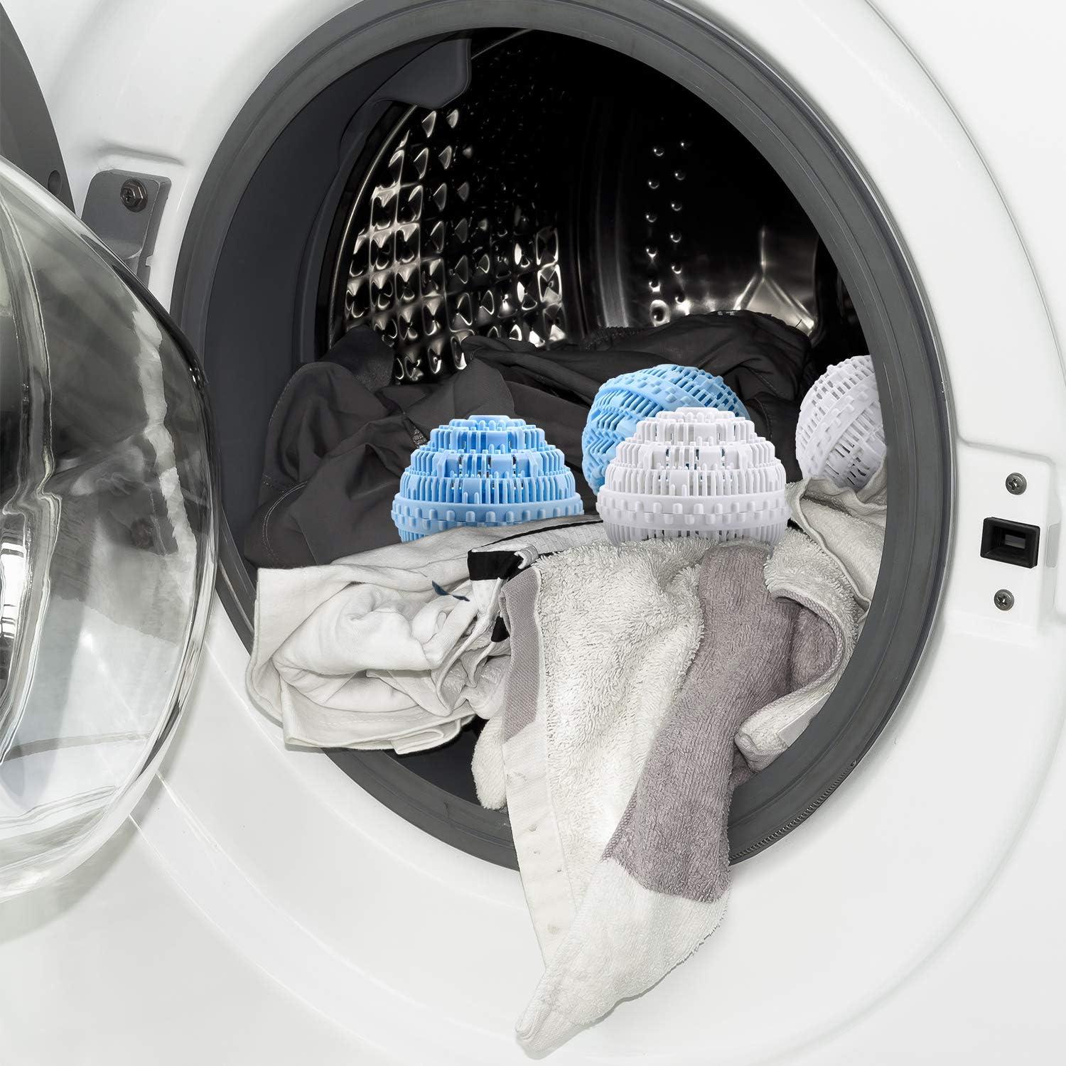 Bola de Lavado Boao 4 Piezas TPE 10.5 cm Azul y Blanco