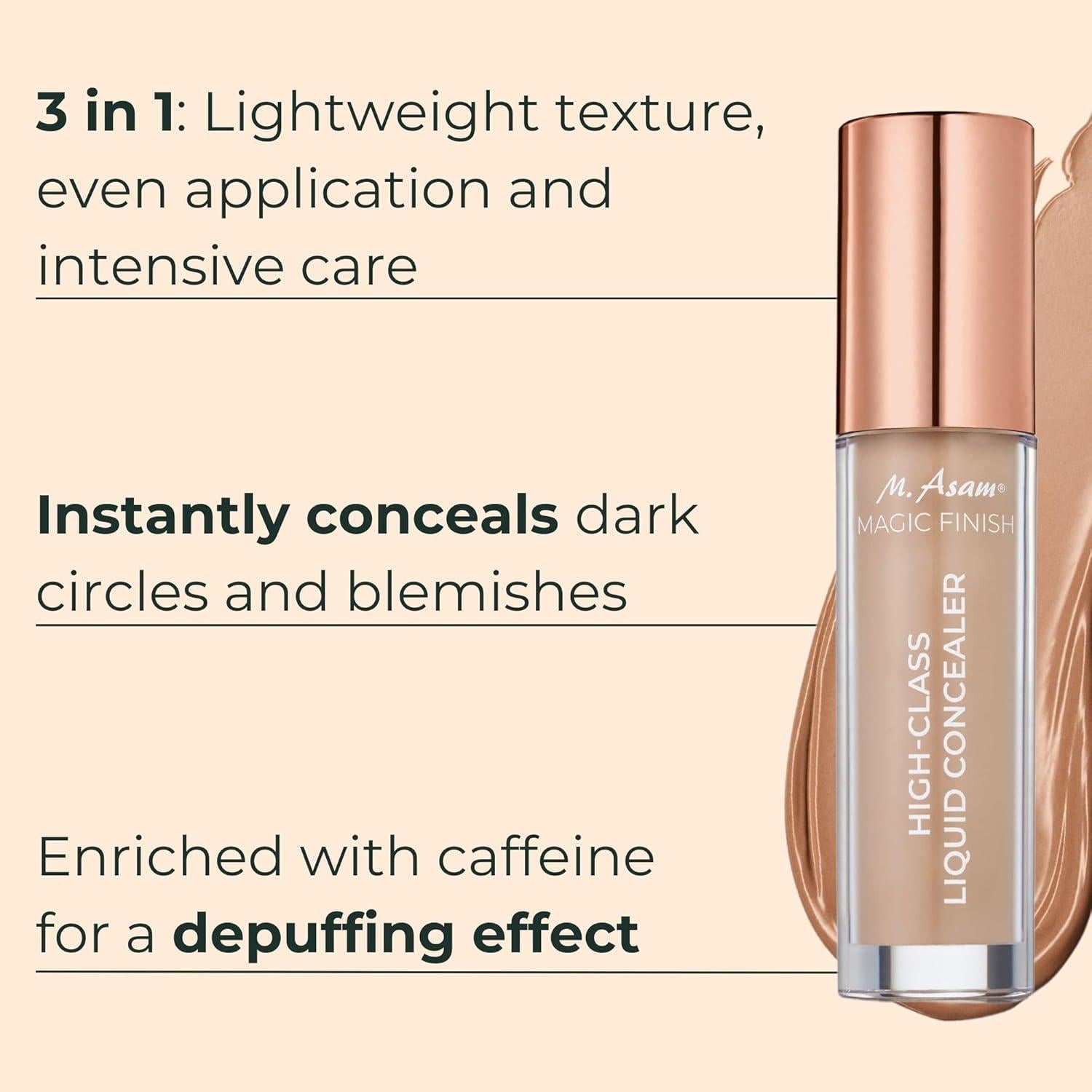 Corrector Líquido M. Asam MAGIC FINISH 3.85 ml Beige - Vegano