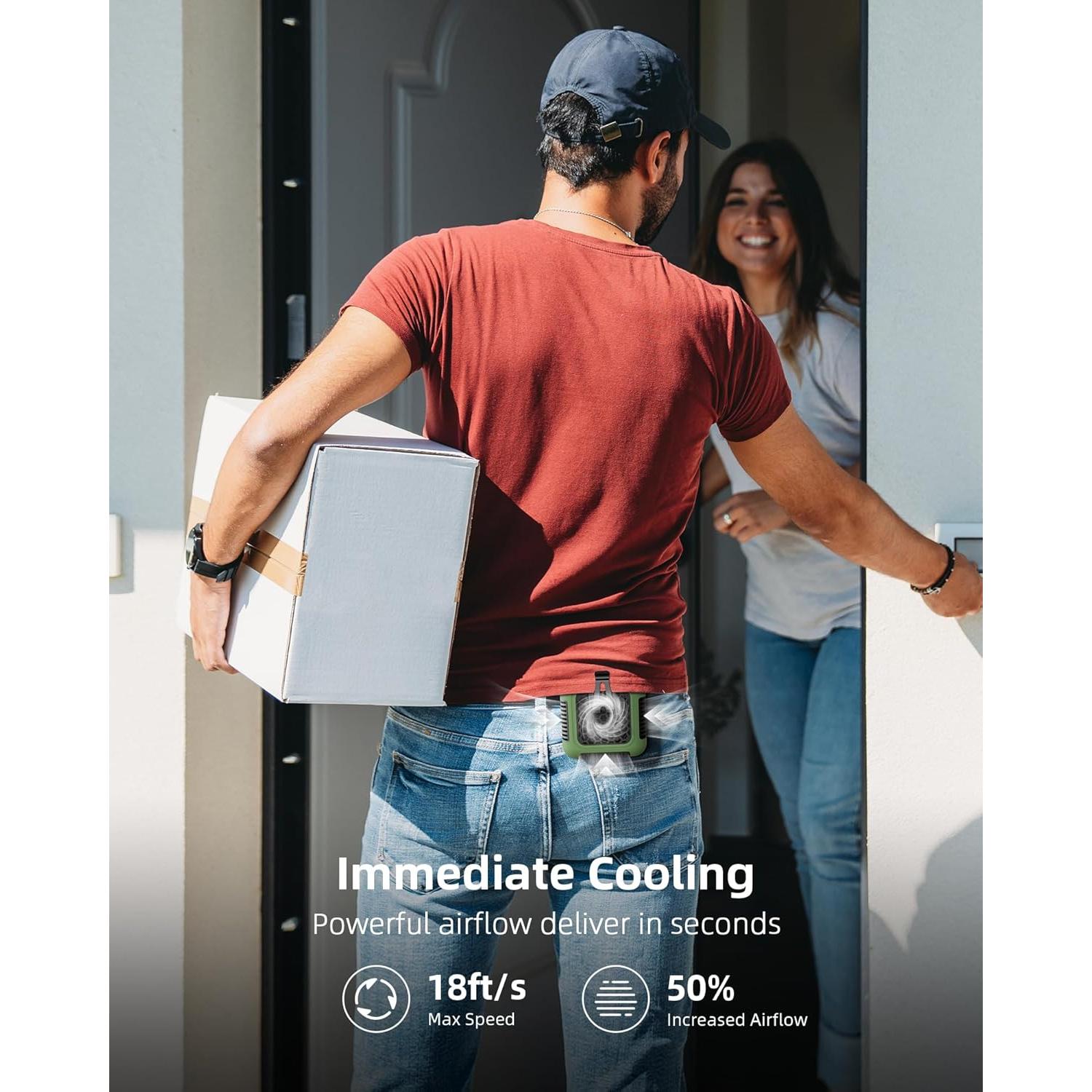 Ventilador Portátil Koonie NF211 10000mAh 3 Velocidades