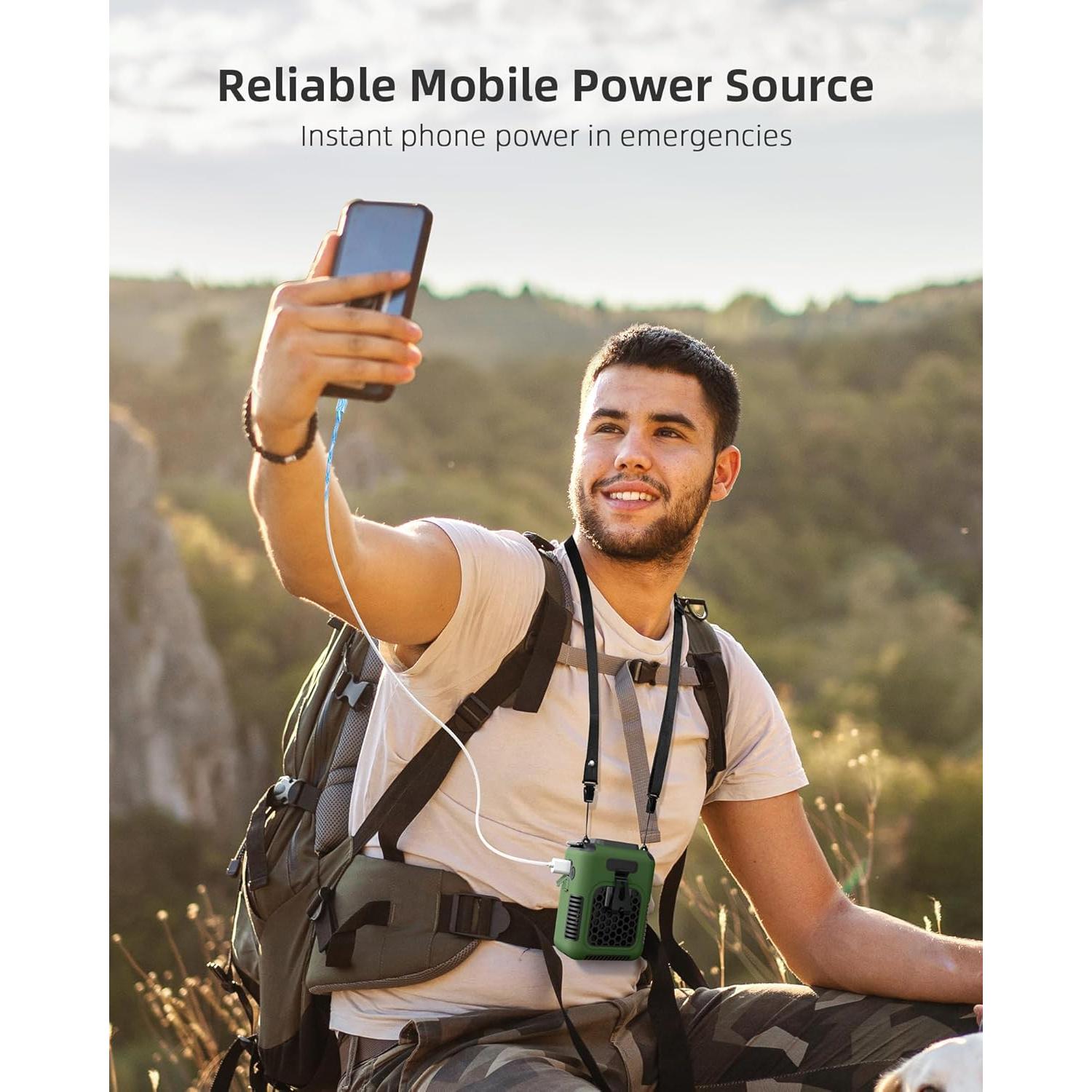 Ventilador Portátil Koonie NF211 10000mAh 3 Velocidades