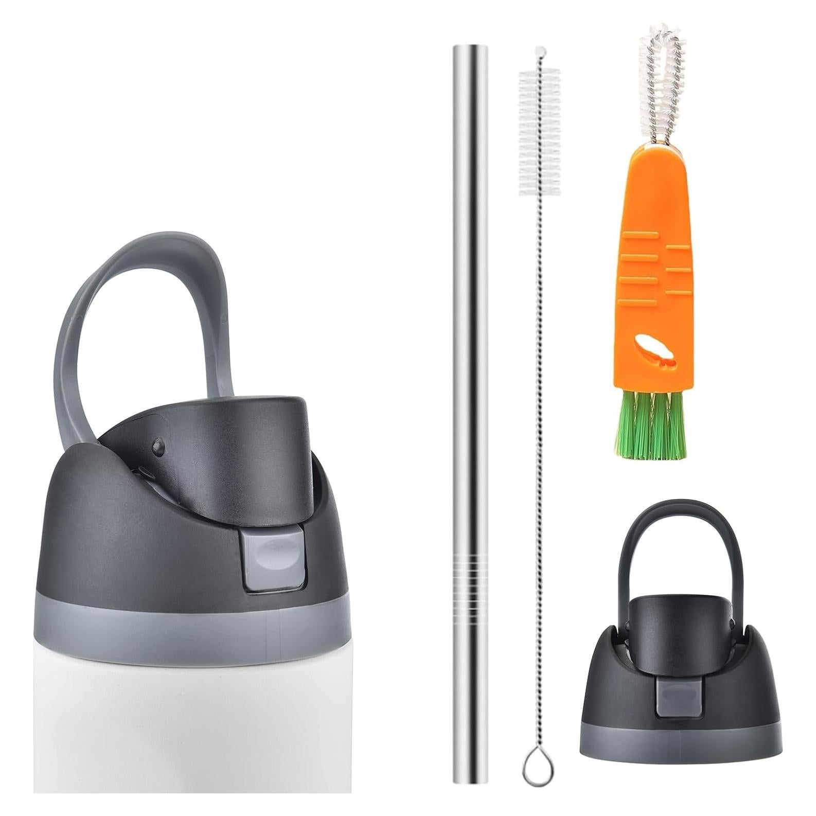 Tapa de Reemplazo Owala Freesip con Popote y Cepillo - Negro