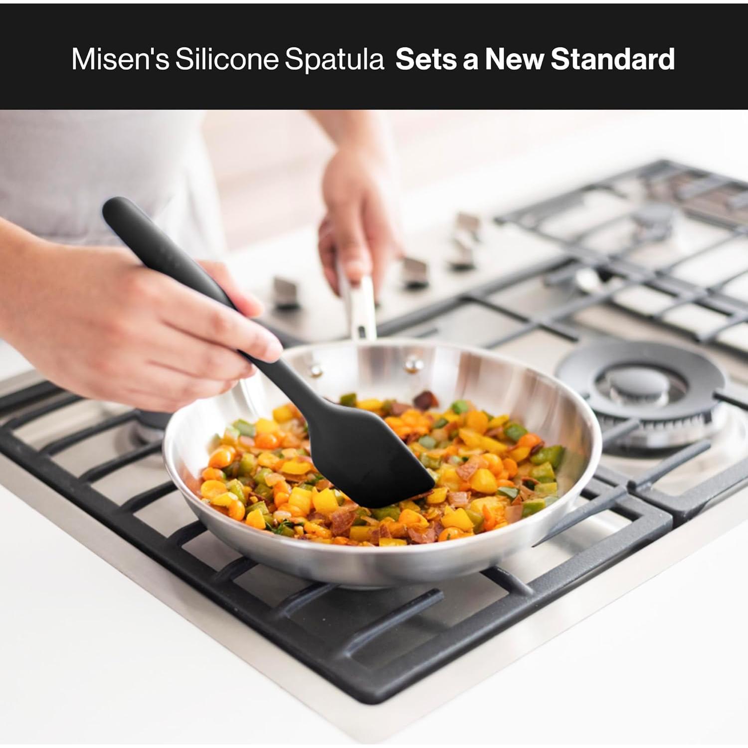 Espátula de Silicona Misen Grande Antiadherente - Apta para Lavavajillas