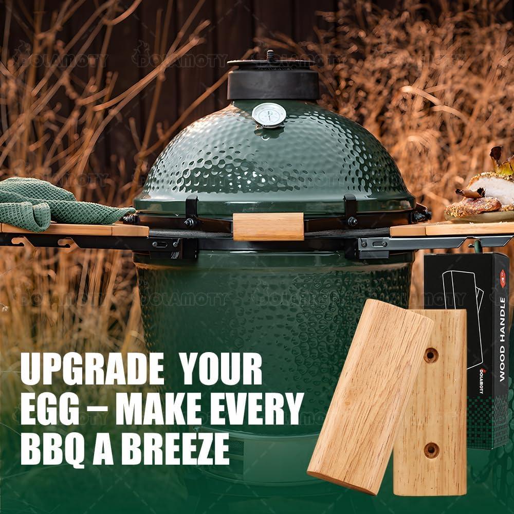 Mango de Madera de 10.16 cm DOLAMOTY para Big Green Egg