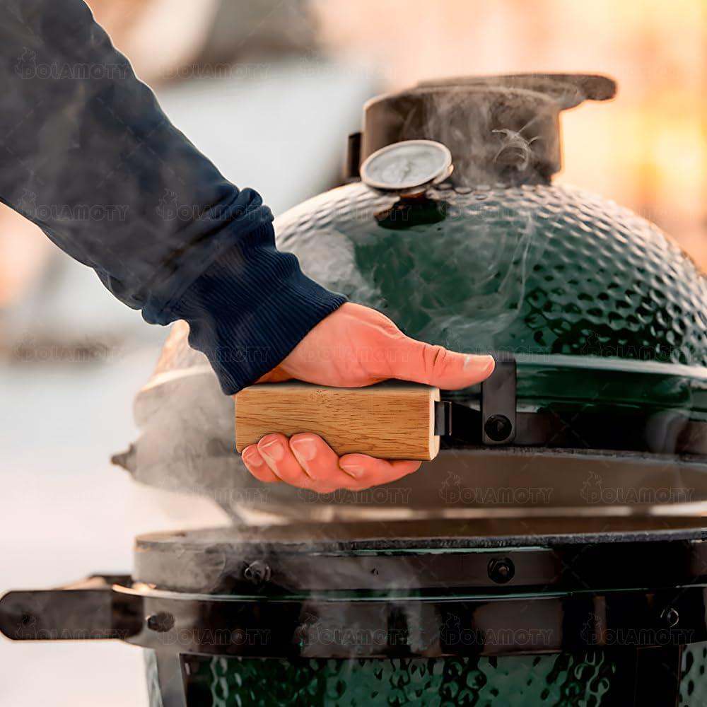 Mango de Madera de 10.16 cm DOLAMOTY para Big Green Egg