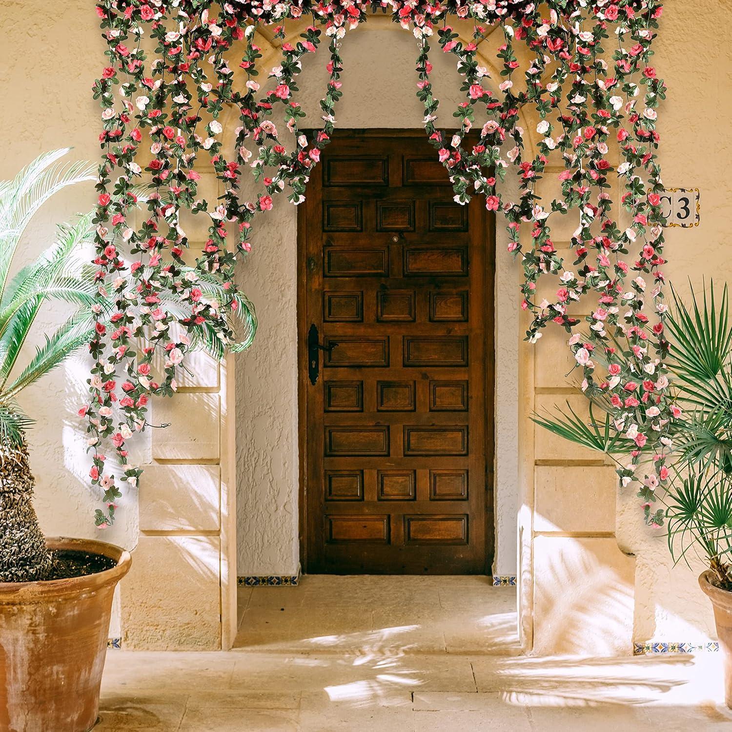 Guirnalda Artificial 10 Pcs BLEUM CADE Flores y Hiedra