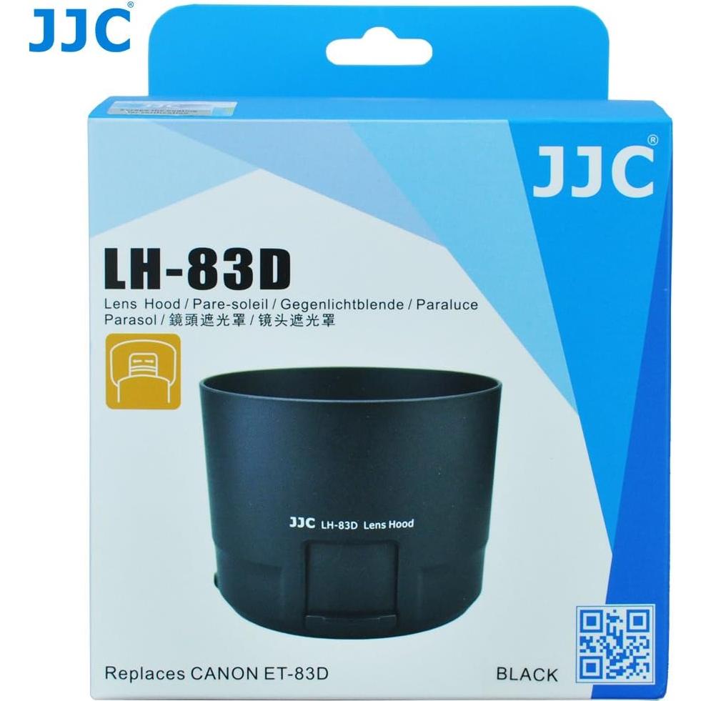 Capucha de Lente JJC LH-83D para Canon EF 100-400mm con Ventana