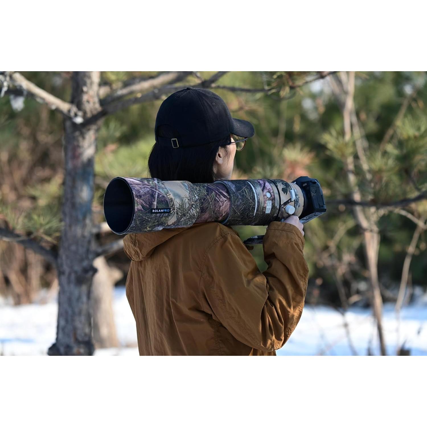 Cubierta de Lente Impermeable Rolanpro para Canon RF 200-800mm