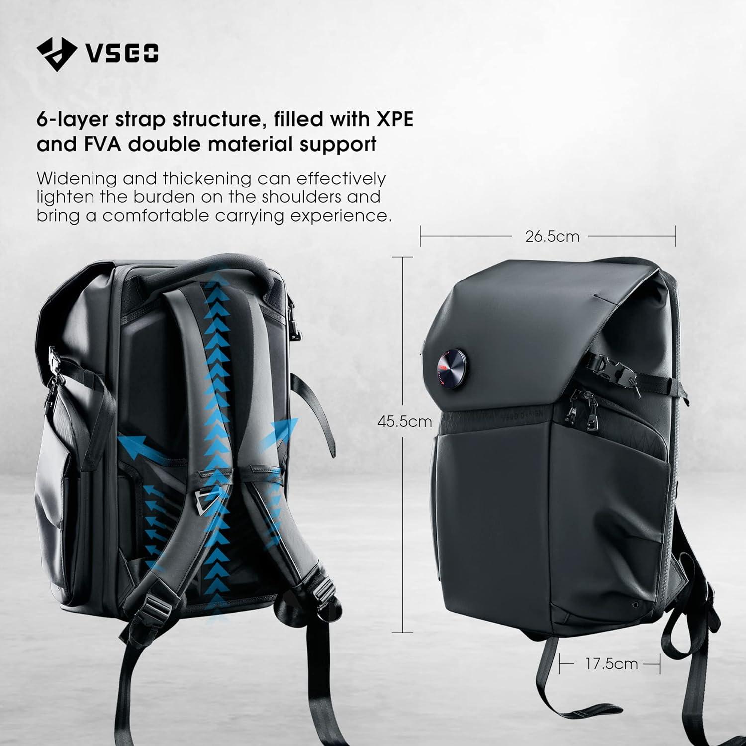 Mochila Profesional VSGO 20L para Cámara DSLR/SLR Impermeable