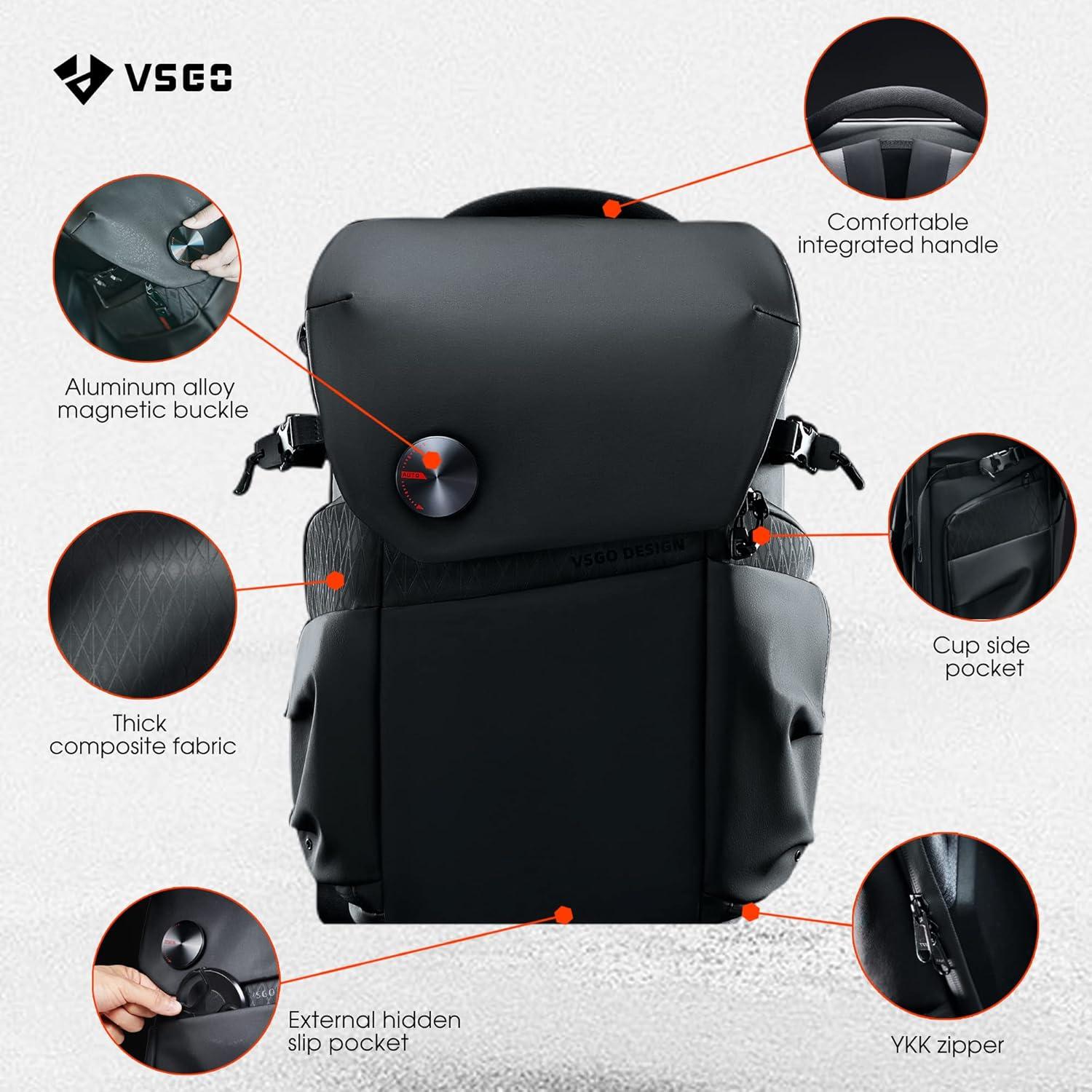 Mochila Profesional VSGO 20L para Cámara DSLR/SLR Impermeable