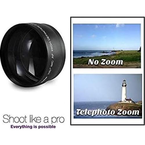 Lente Telefoto 2.2X 55MM para Nikon y Sony - OPTURA HD