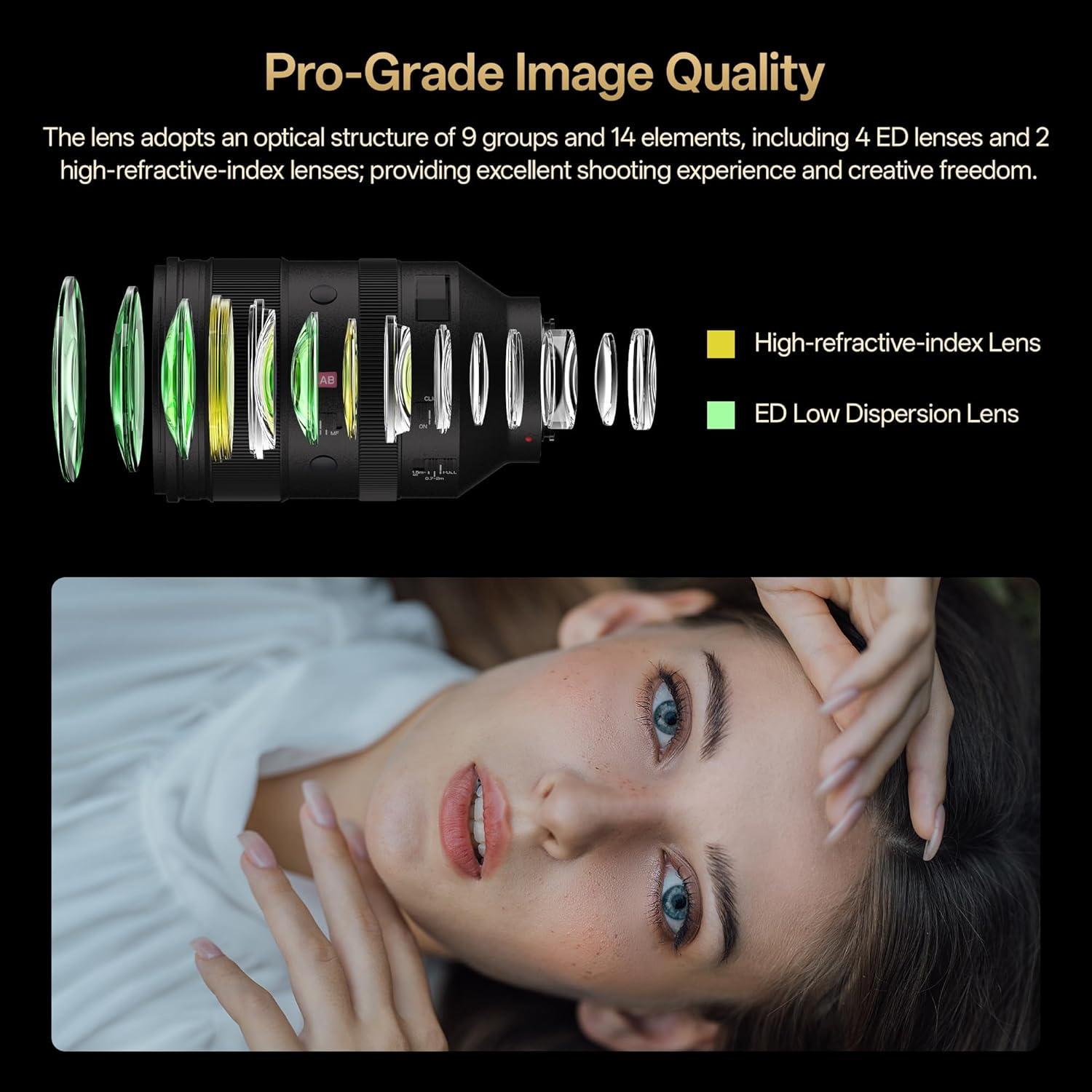 Lente Viltrox AF 135mm F1.8 para Nikon Z - Telefoto Fijo