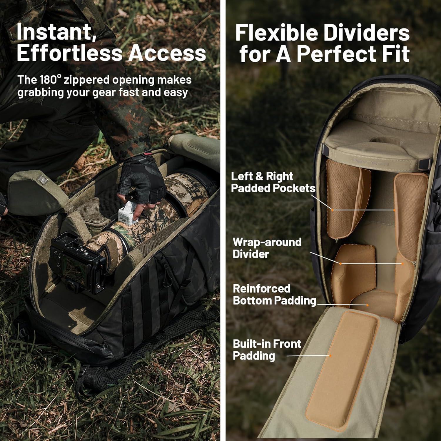 Mochila Fotográfica PGYTECH OnePro para DSLR hasta 1200mm