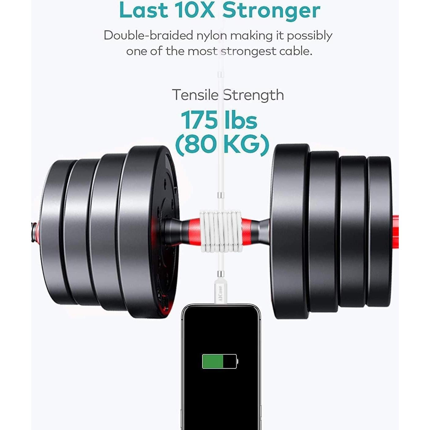 Cable de Carga Magnético AICase 0.91m Carga Rápida 2.4A