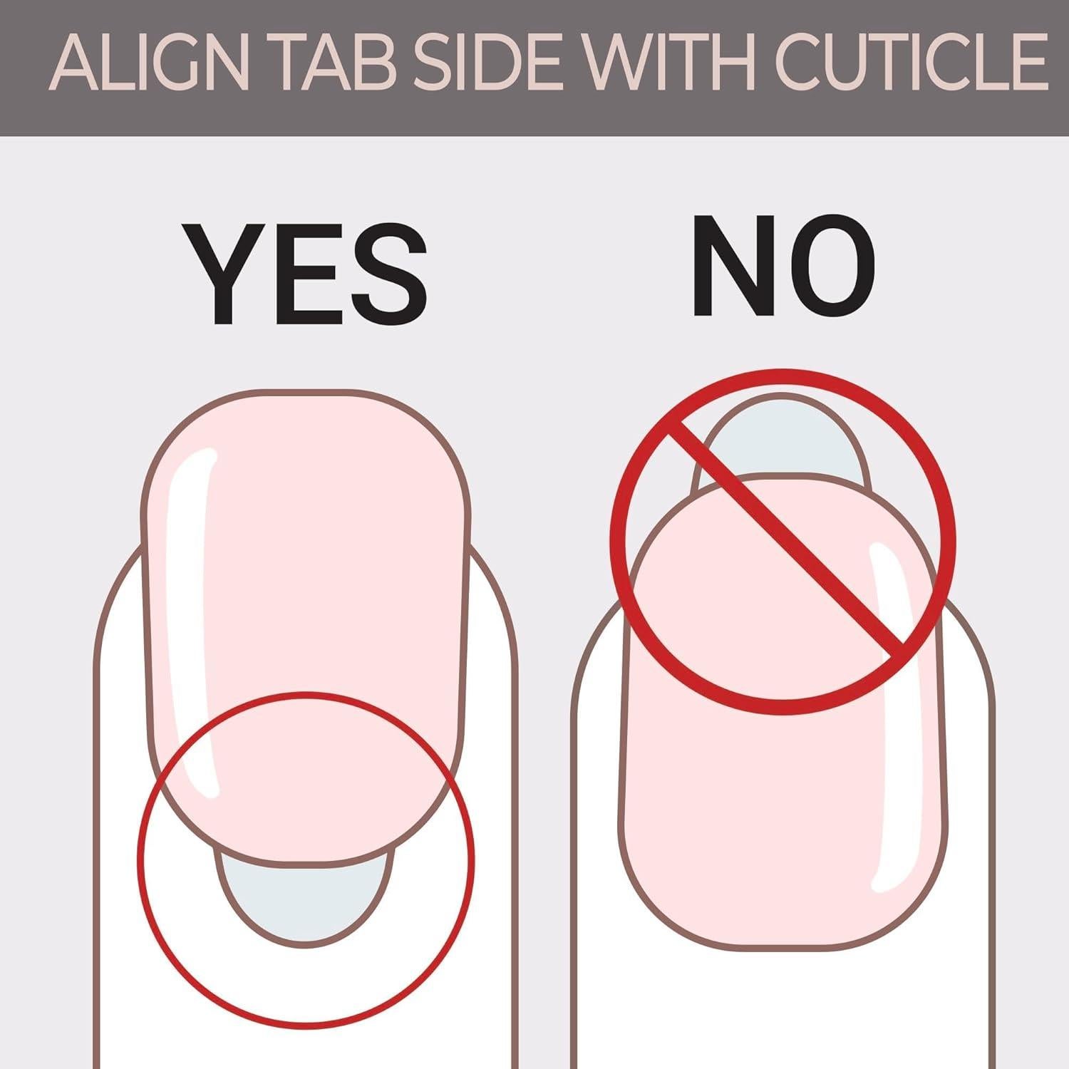 KISS imPRESS Uñas Postizas Sin Pegamento 30 Pcs Medianas