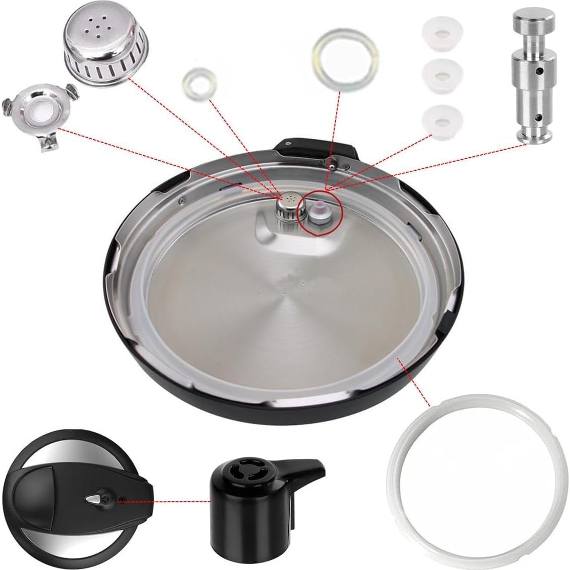 Juego de Piezas de Repuesto Genérico para Olla a Presión 6L