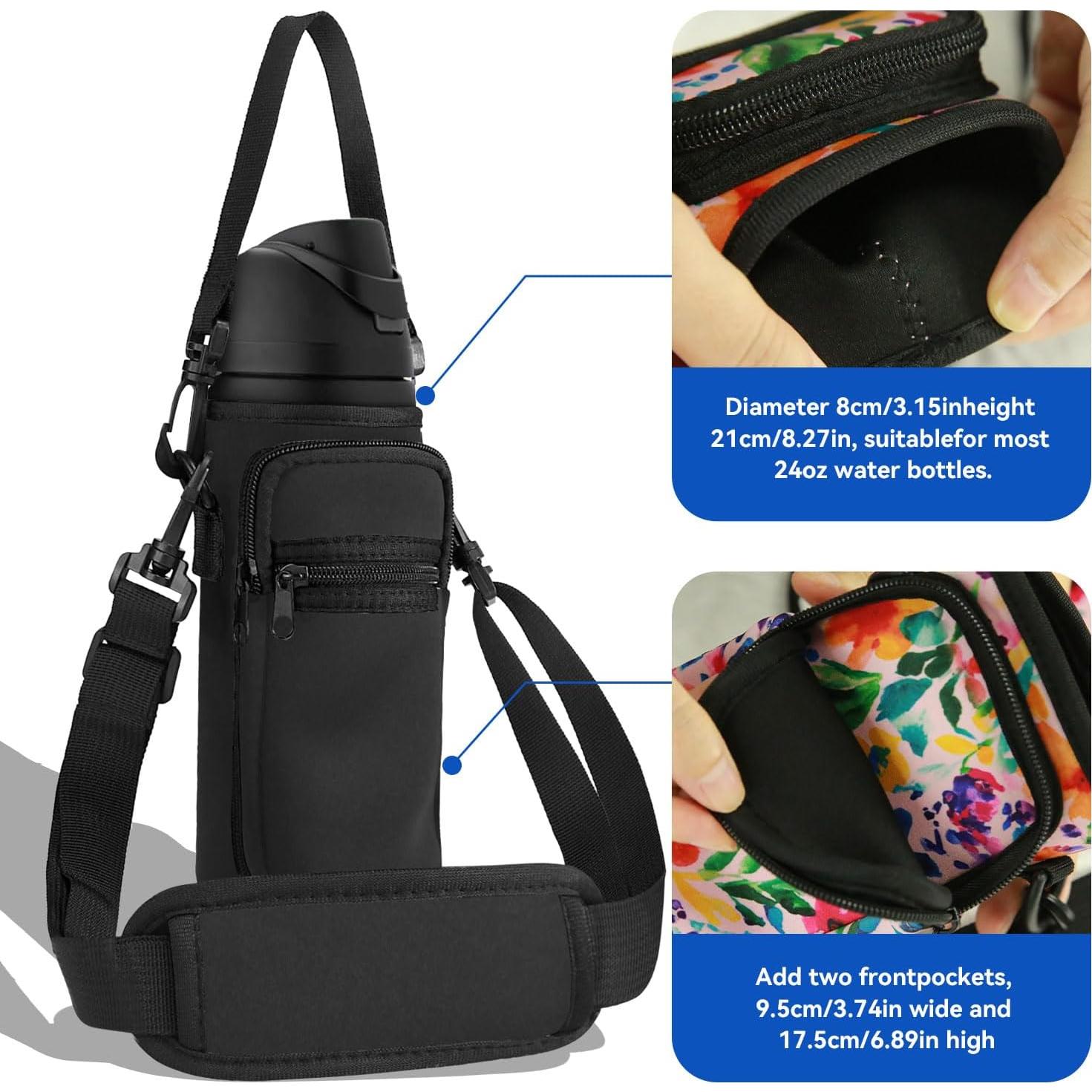 Bolsa Portabotellas Neopreno SLEILIN 24oz con Bolsillo