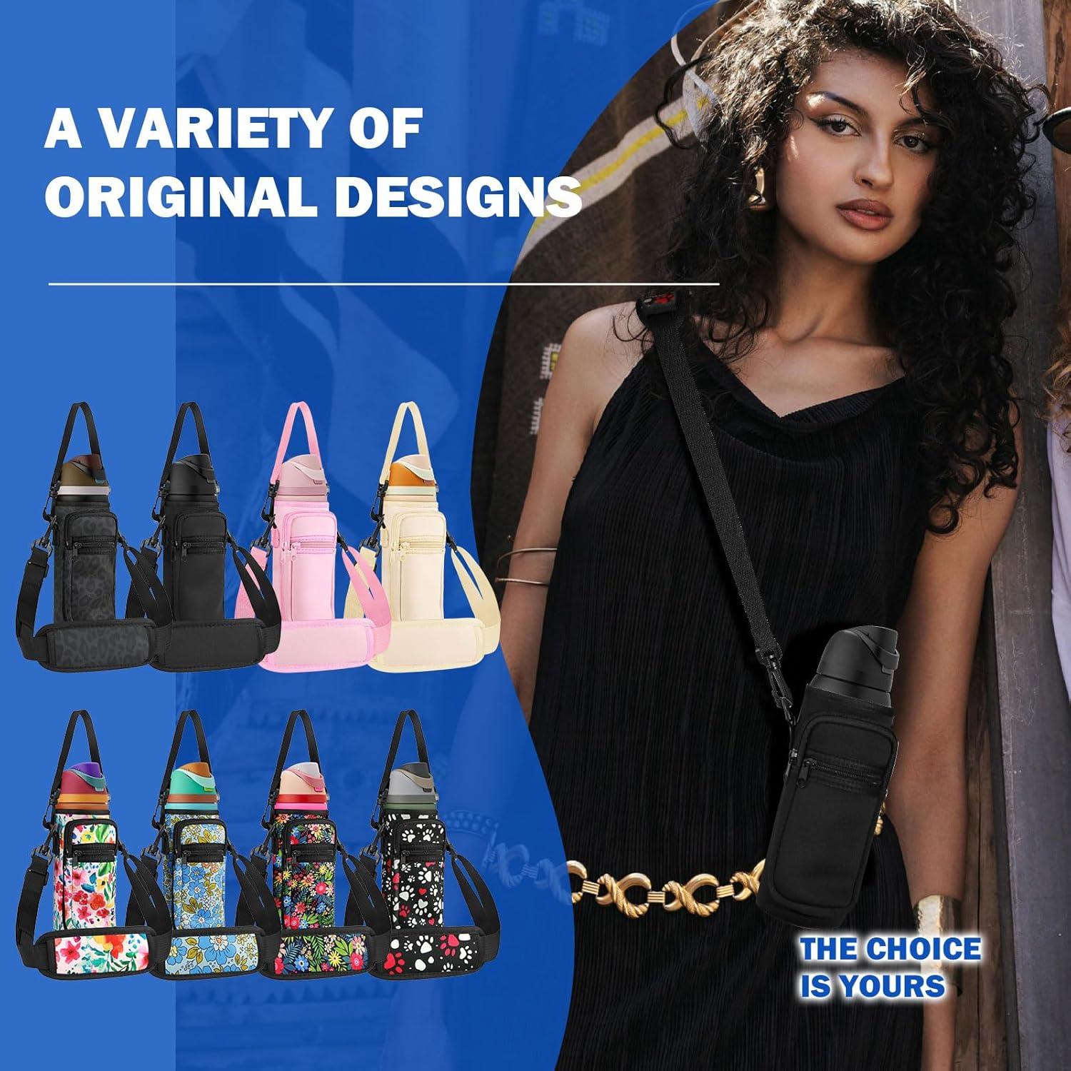 Bolsa Portabotellas Neopreno SLEILIN 24oz con Bolsillo