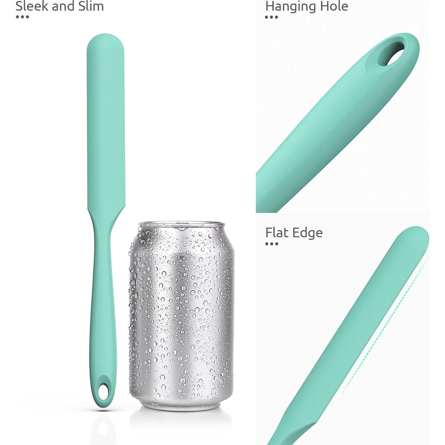 Espátula de Silicona U-Taste 25.4cm Resistente al Calor Aqua Sky