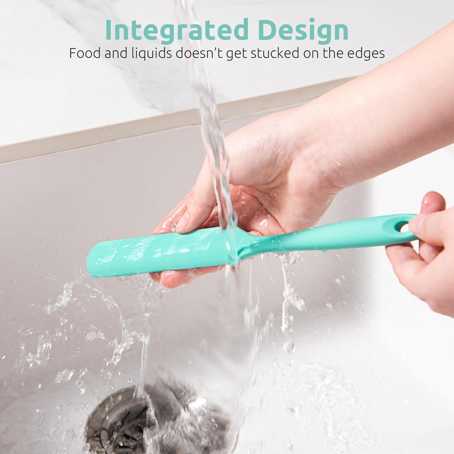 Espátula de Silicona U-Taste 25.4cm Resistente al Calor Aqua Sky