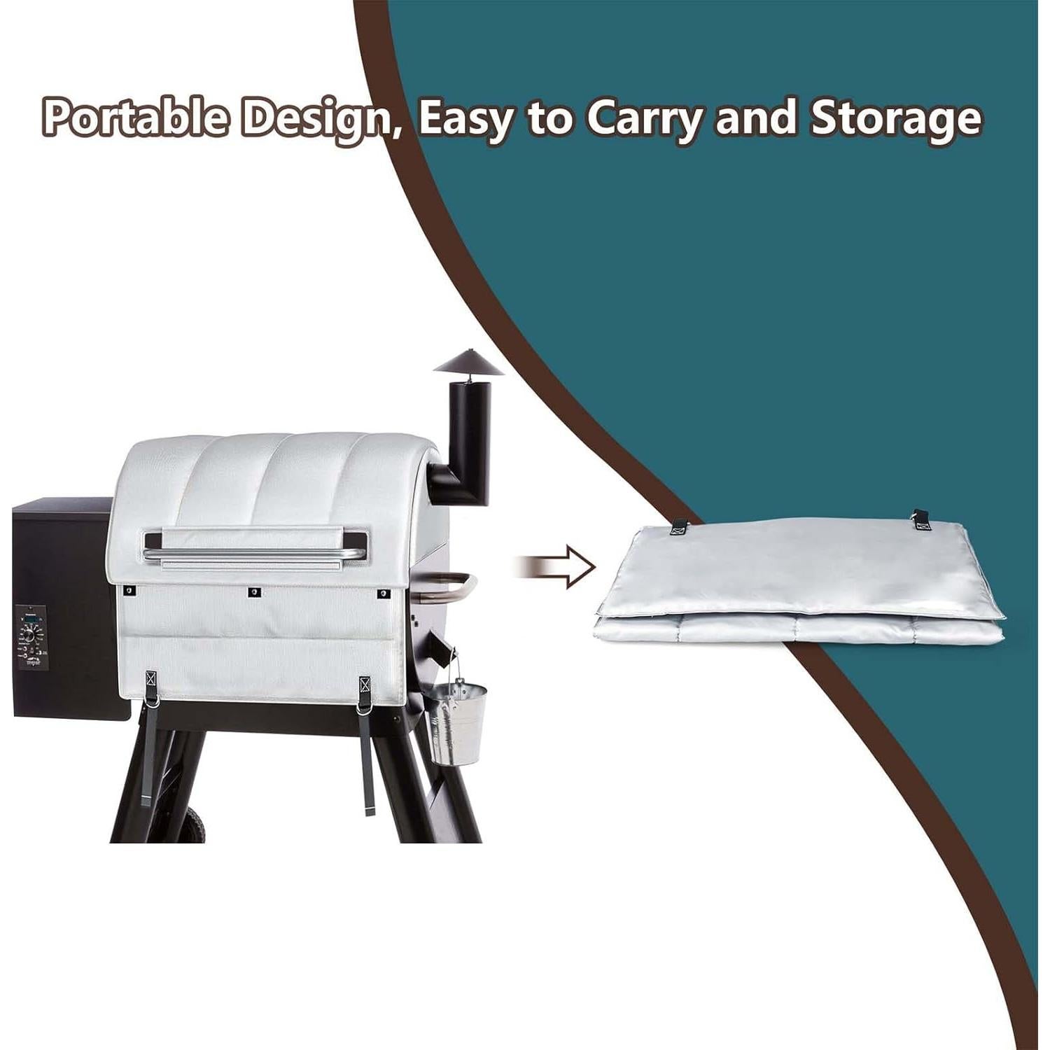 Manta Aislante GLARETEX para Parrilla Traeger Pro 22/575