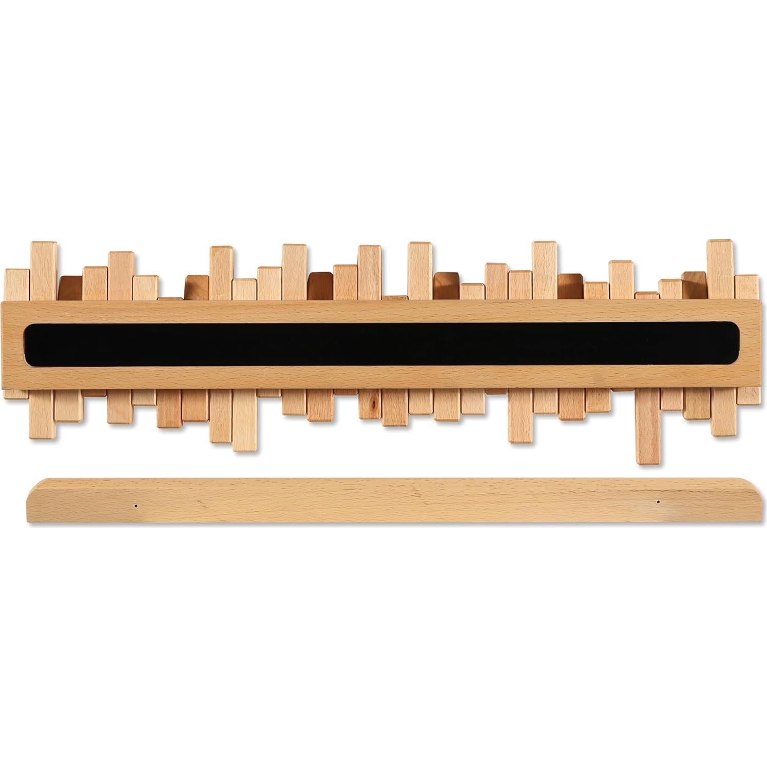 Perchero de Madera Haya Acsigesn 7 Ganchos Plegables Moderno