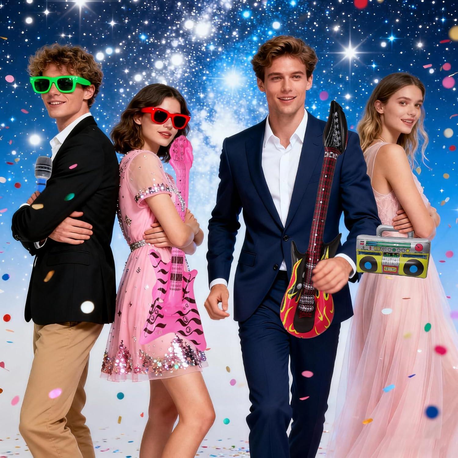 Set de Juguetes Inflables Fumwase 15 Piezas Fiesta Rock