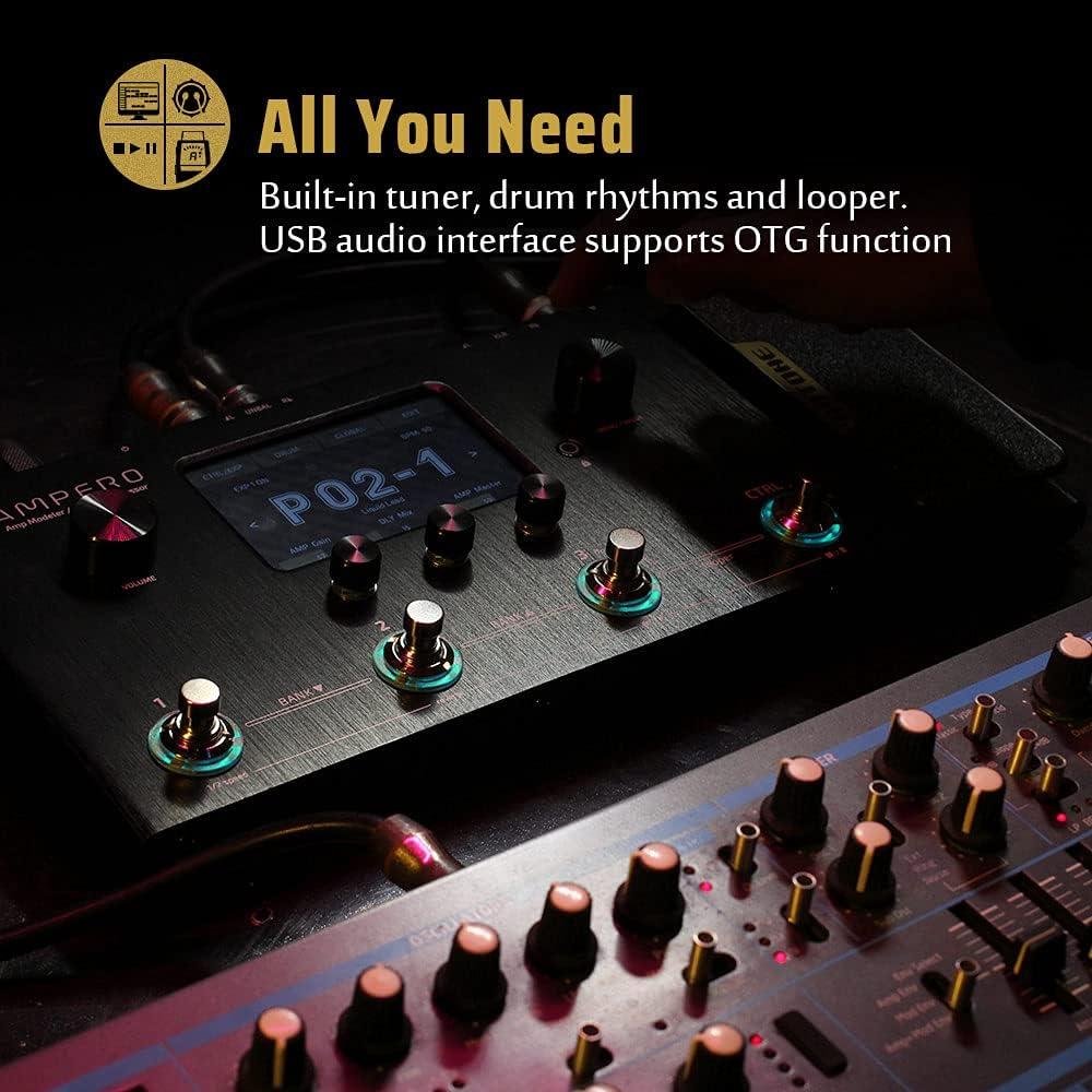 Amplificador de guitarra Hotone Ampero MP-100 240+ efectos