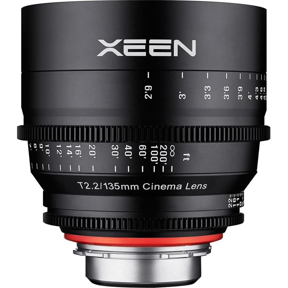 Lente Cine Rokinon Xeen 135mm T2.2 MFT - Kit Completo