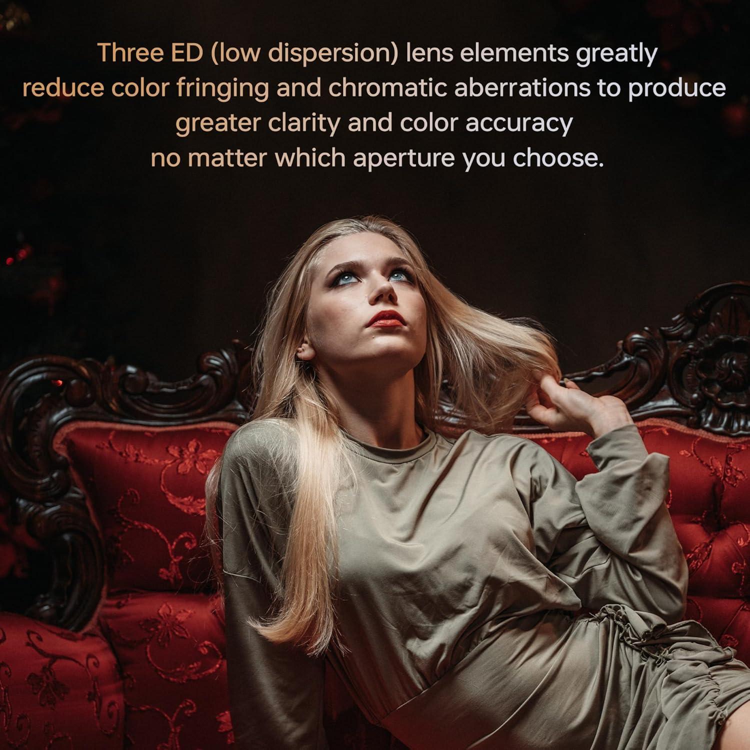 Lente VILTROX 75mm F1.2 E + Filtro 77mm para Sony