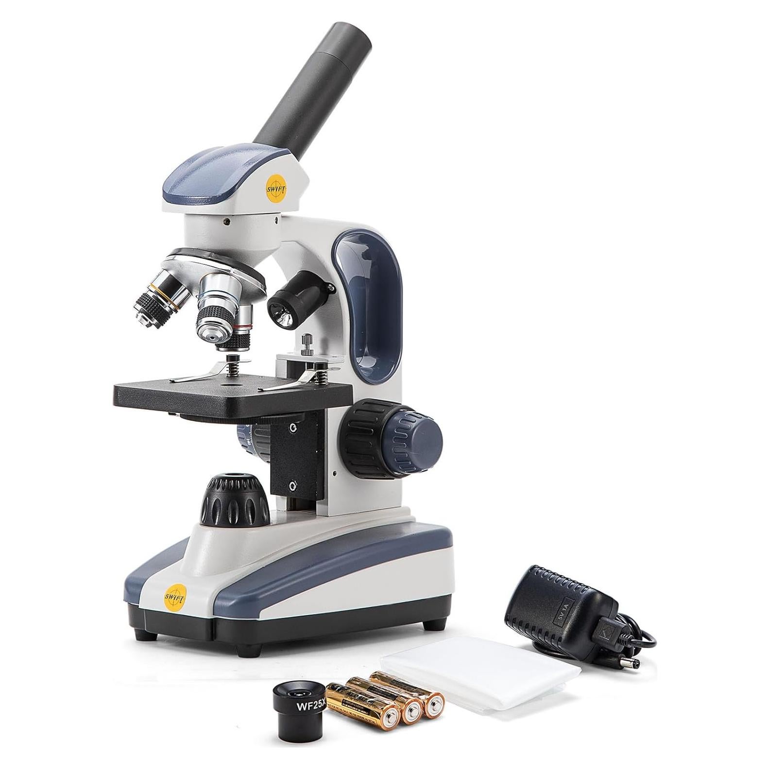 Microscopio Monocular SWIFT SW200DL 40X-1000X Doble Luz