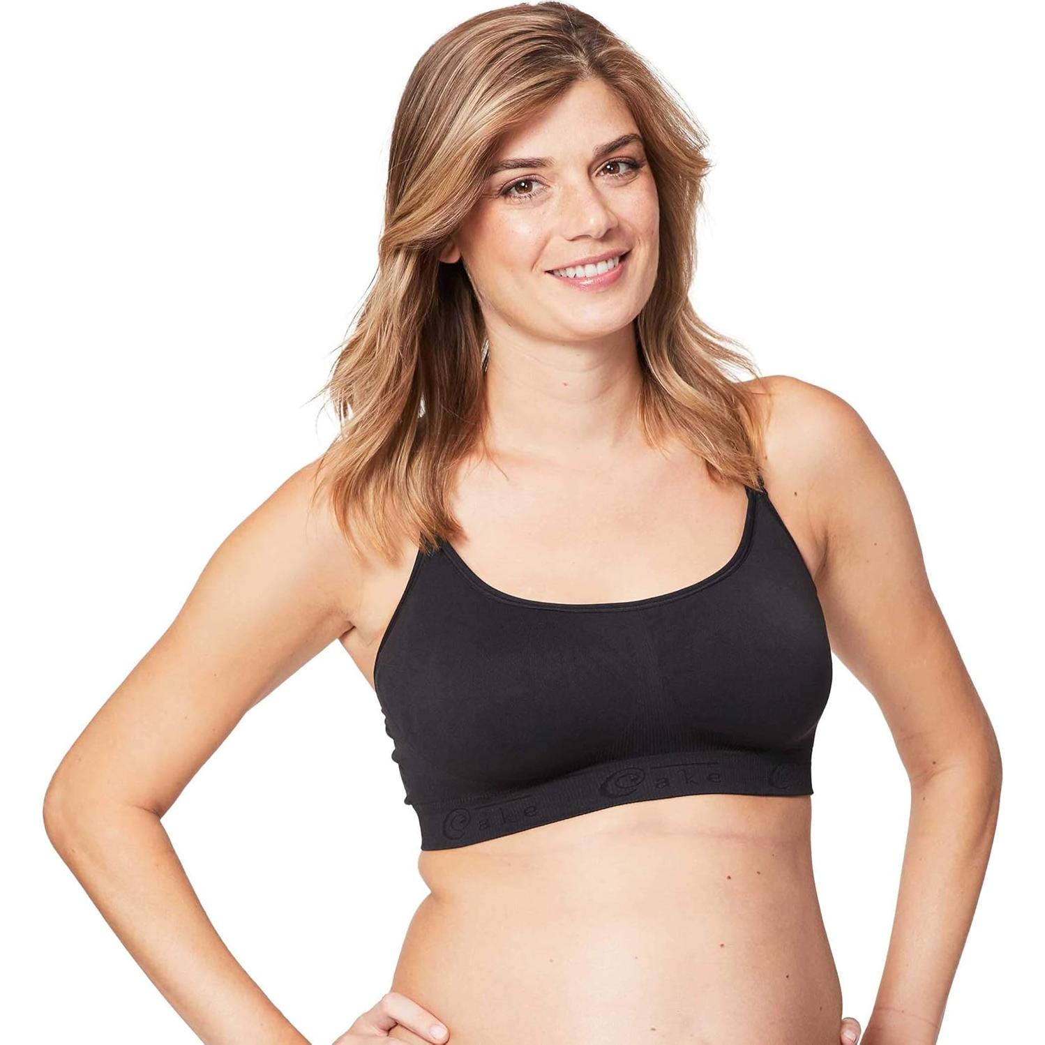Sostén de Lactancia Cake Maternity Sin Aros Negro Talla S