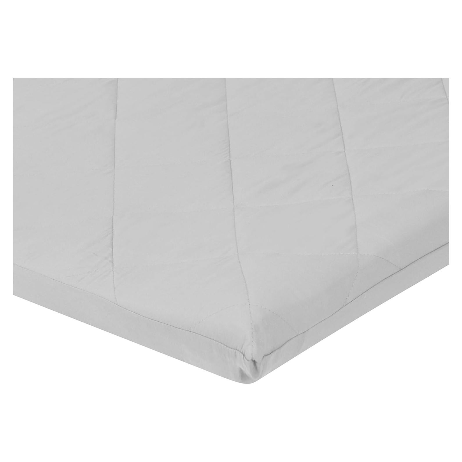 Sábana Acolchada para Cuna Portátil Everyday Kids Gris