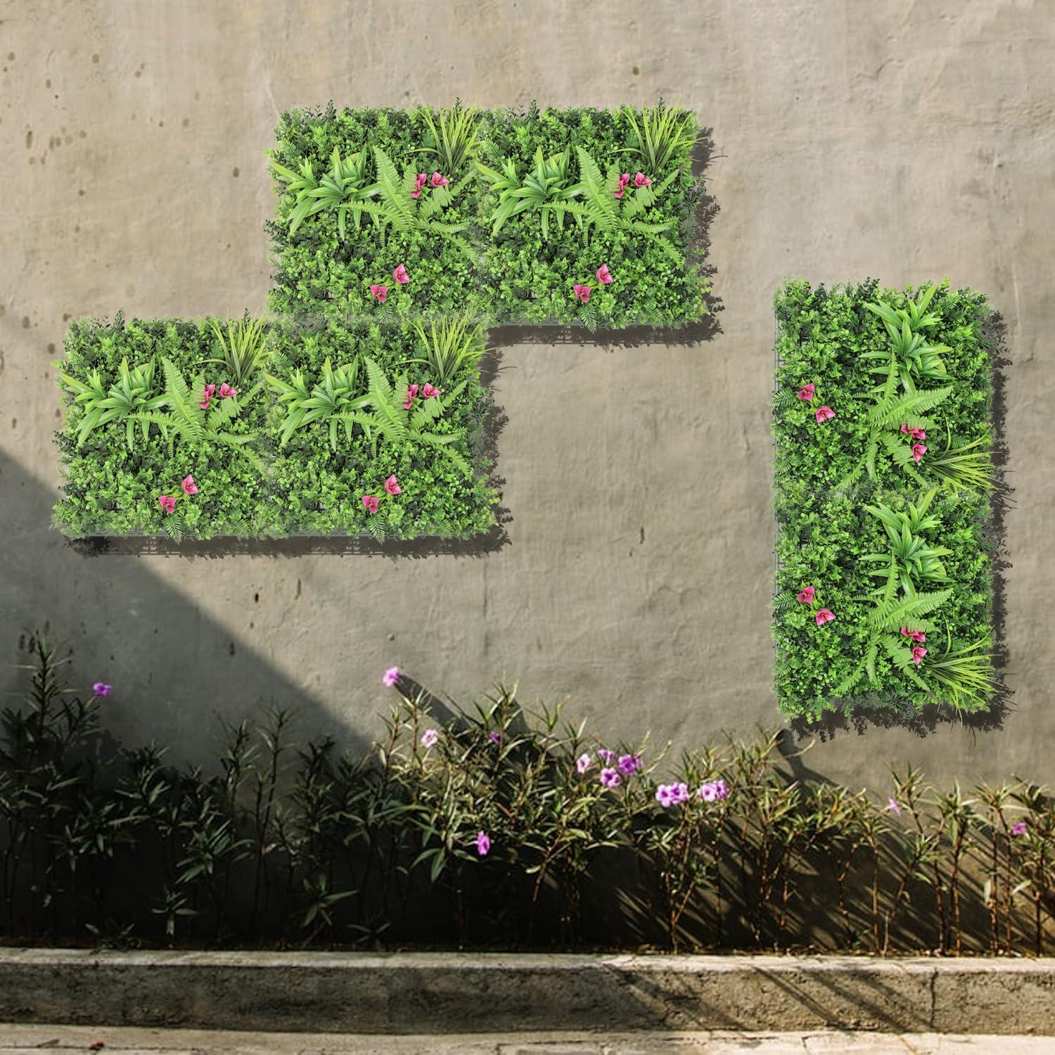 Paneles de Boxwood Artificial COARBOR 8 Piezas 50x50 cm